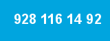 928 116 14 92 928 116 14 92